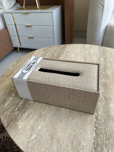 Jute Tissue box 02