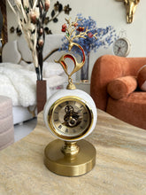 Elegant Metallic Table Clock