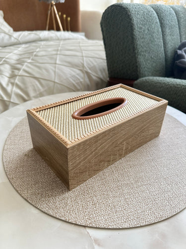 Wooden Tissue box 05