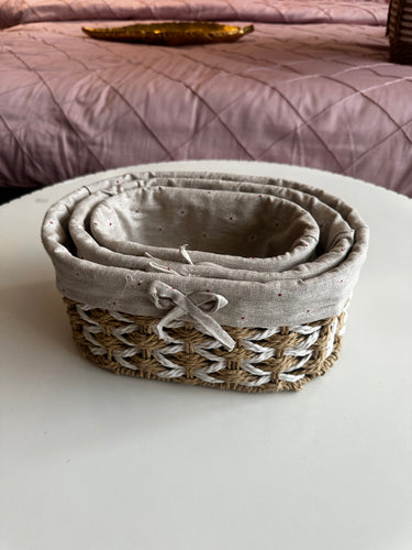 Hand Woven Rattan storage baskets 03