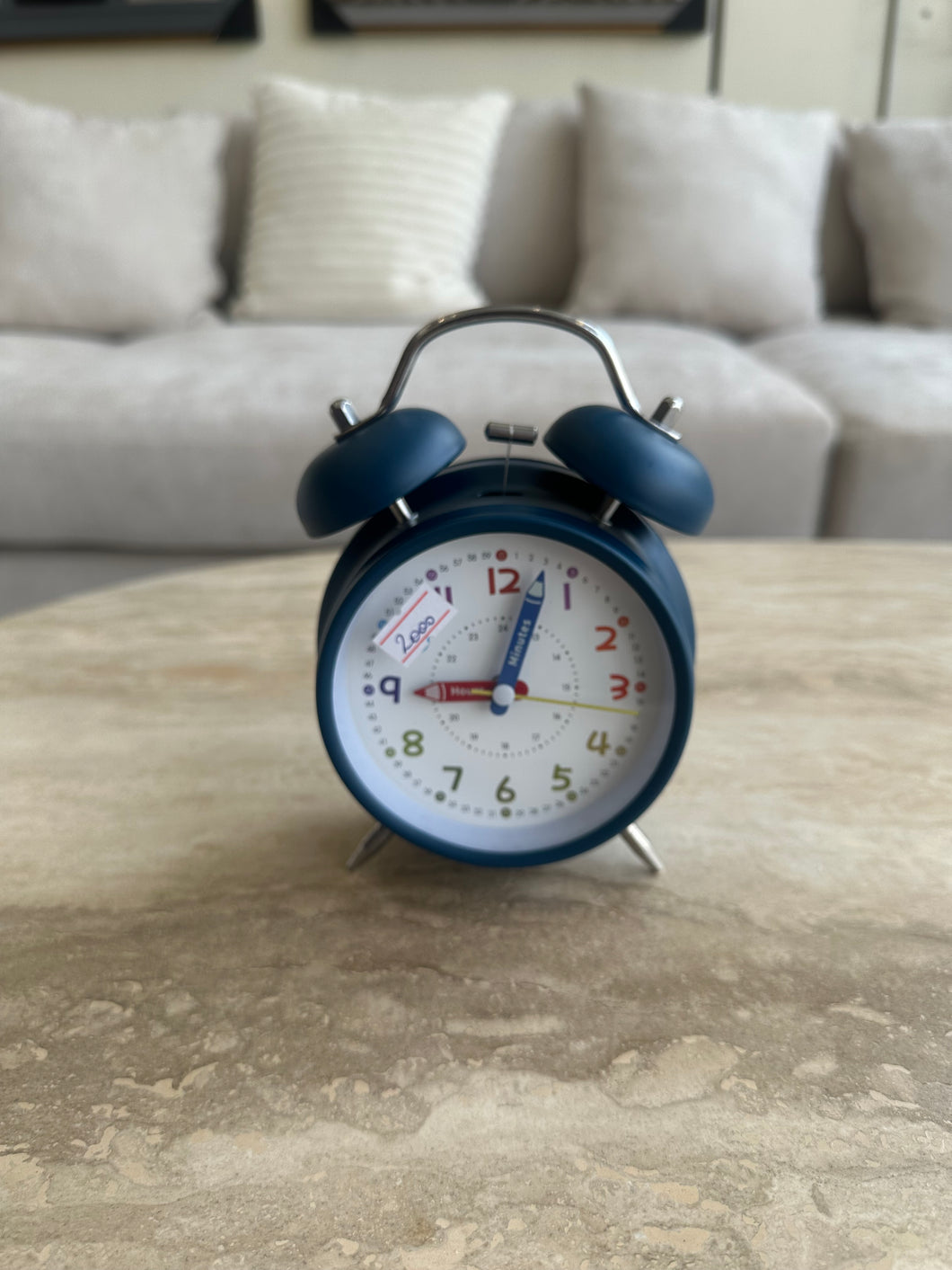 Blue Alarm Clock 004