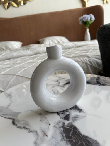 Ceramic Vase White 135