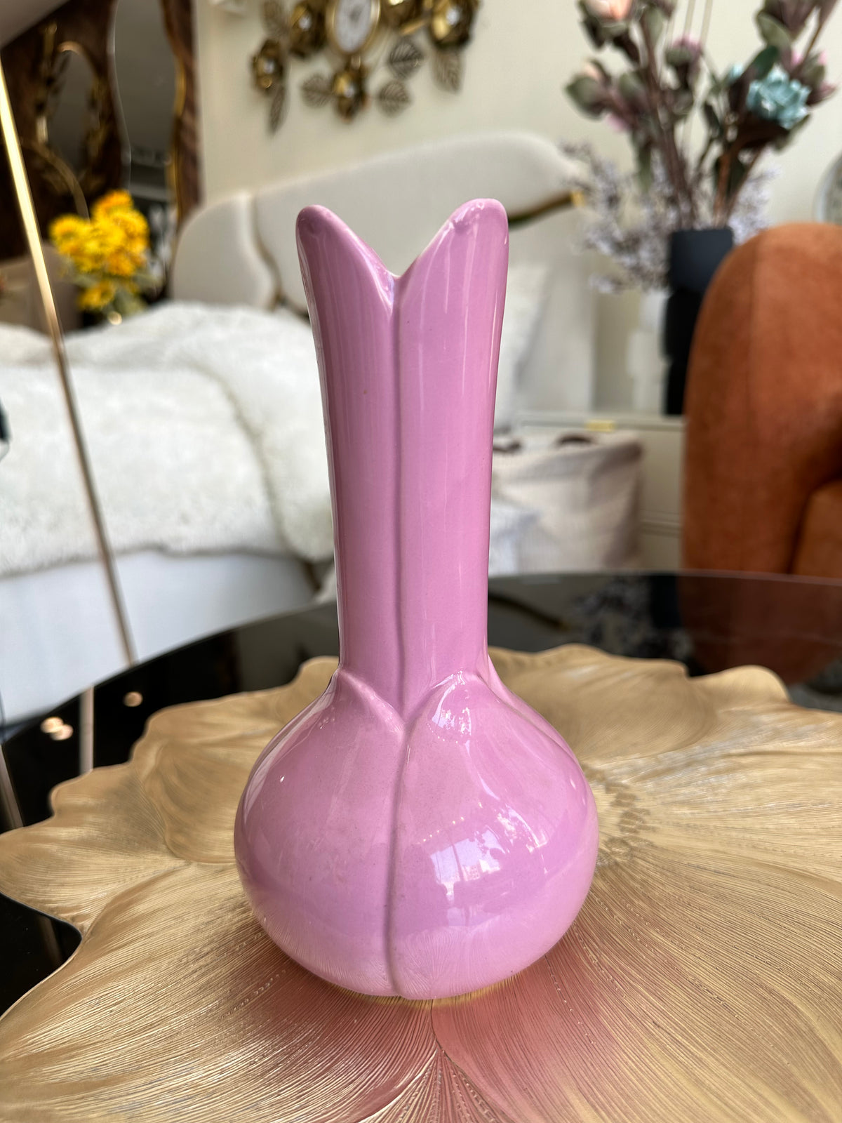 Ceramic vase Pink 044