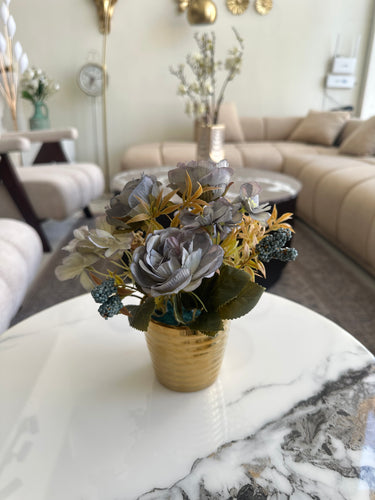 Ceramic Gold planter 08