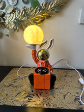 Orange Rabbit Lamp
