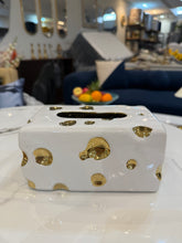 Gold & White jewel Tissue box 06