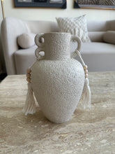 Artisan Vase with Tassels