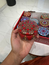 Ethnic Scented candles metal box