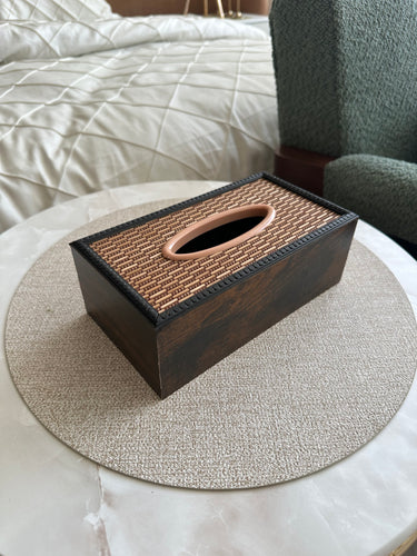Wooden Tissue box 09
