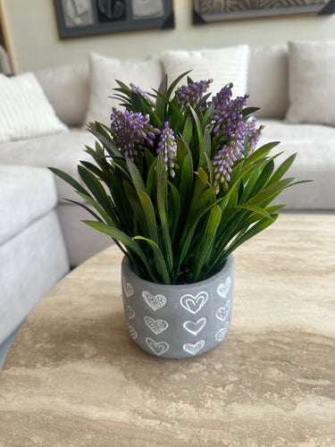 Heart Planter 004 Purple