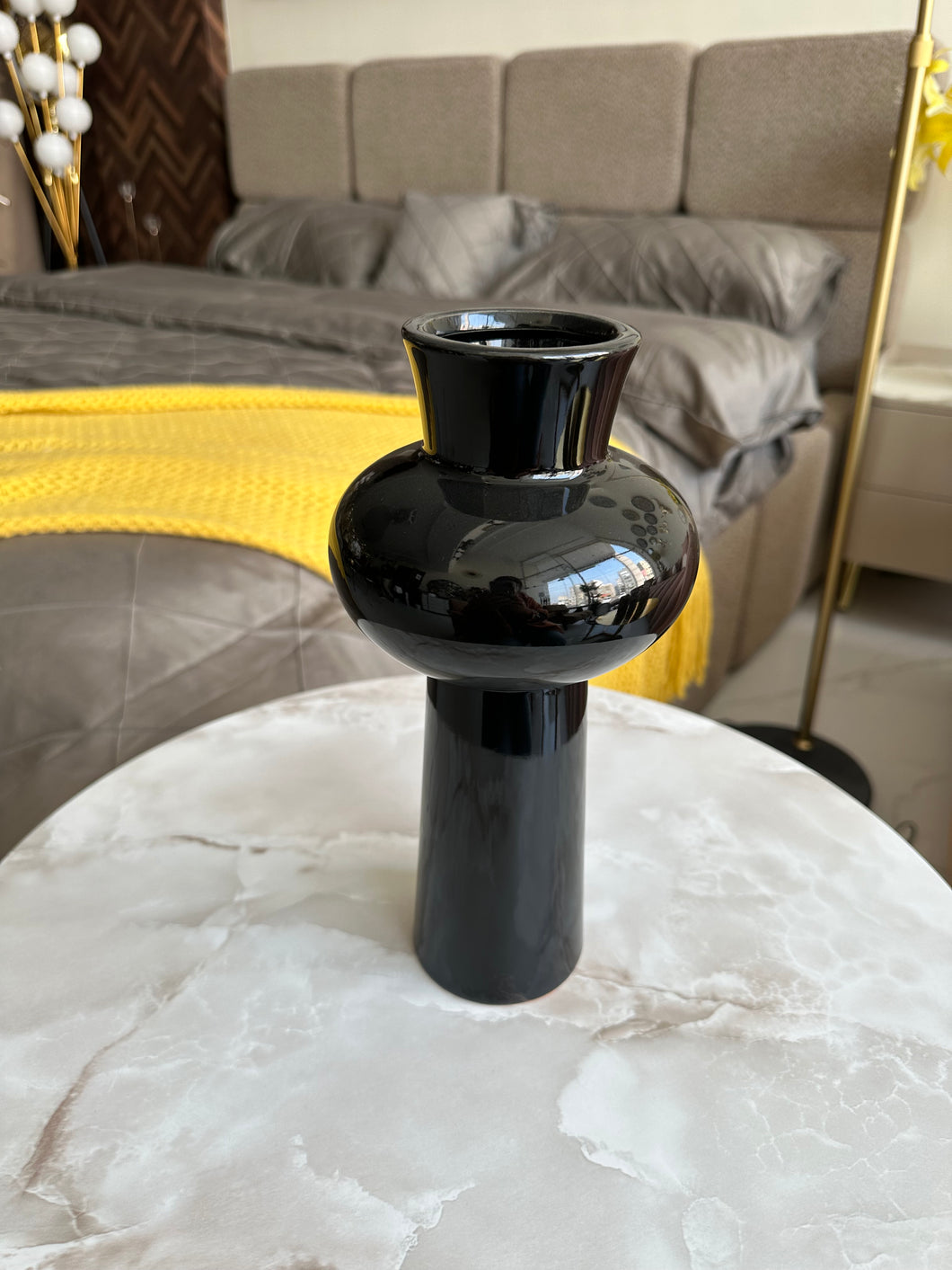 Ceramic black Vase