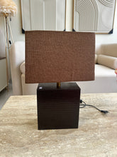 Leather Table Lamp