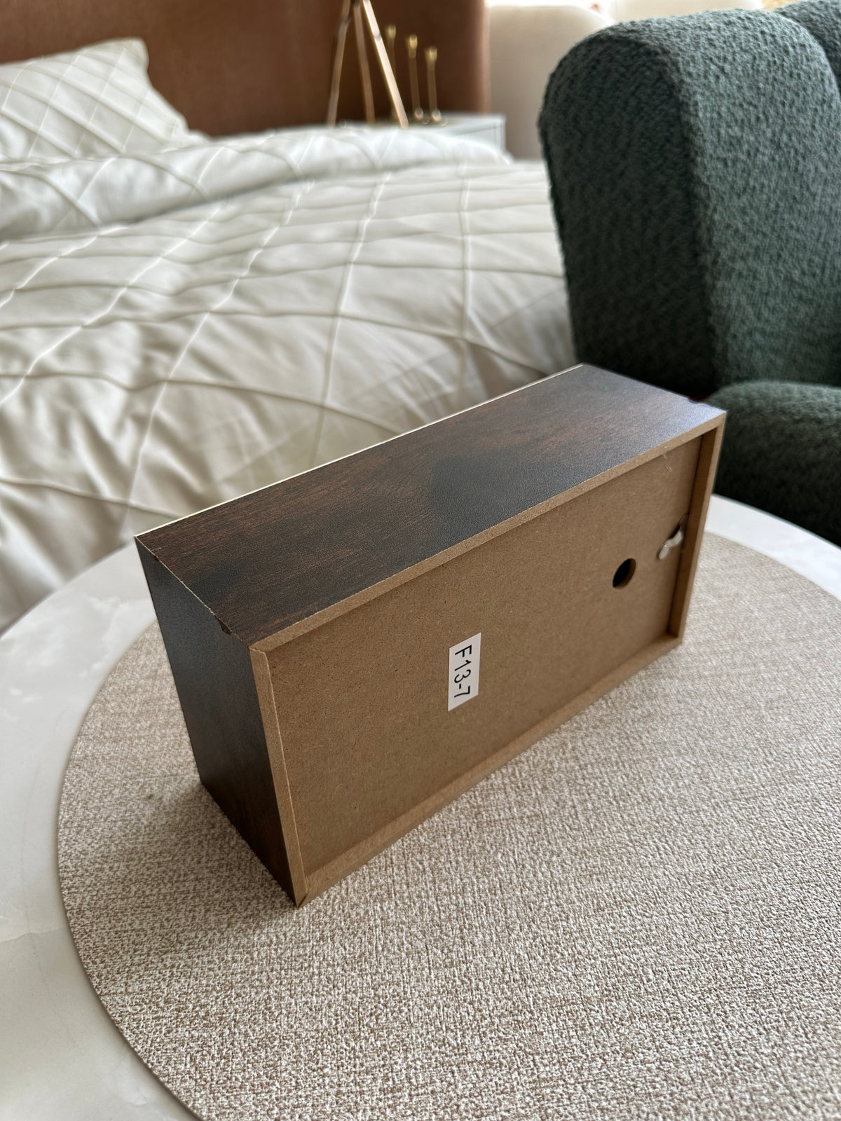 Wooden Tissue box 07
