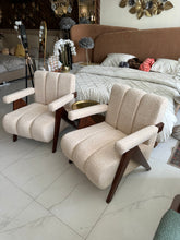 Beige Luxx chair Pair
