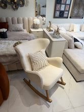 Plush Rocking chair Boucle