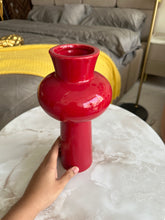 Ceramic Red Vase