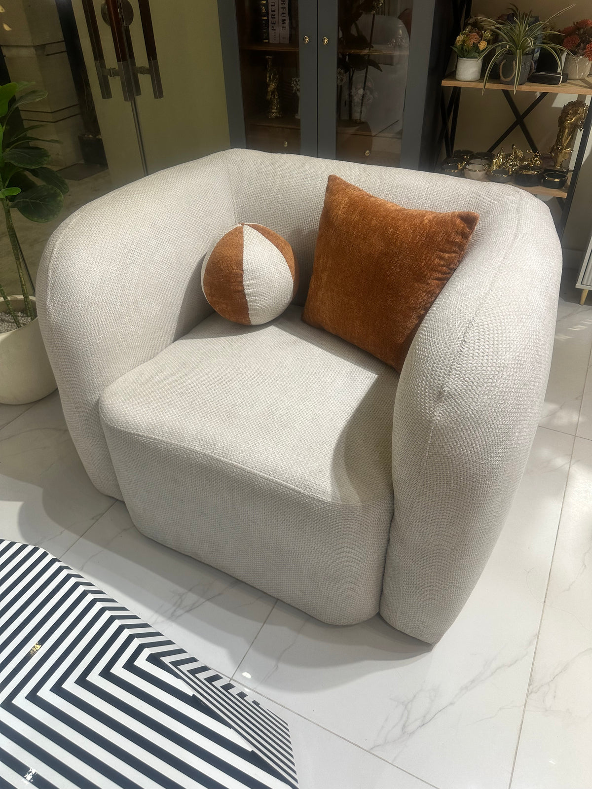 Rust Luxe Sofa