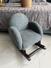 Baby Rocking Chair Grayish Blue