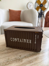 Container tissue box