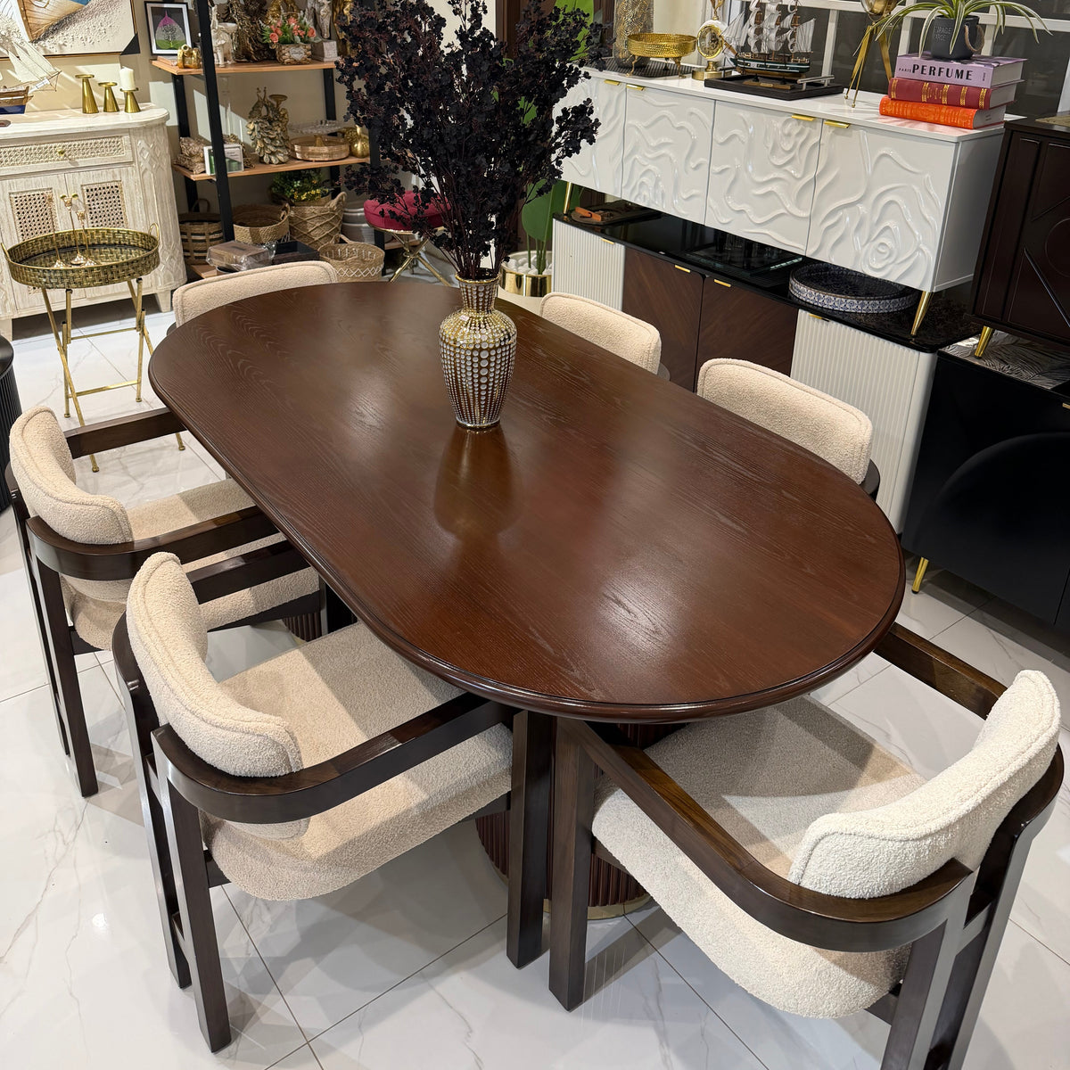 Ashwood Dinning Table with Ladderback Chairs
