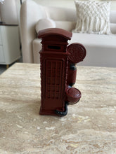 Ceramic Telephone booth Maroon