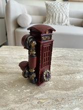 Ceramic Telephone booth Maroon