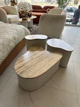 Travertine Ameoba Coffee Table 03 (delivery only in Lahore)