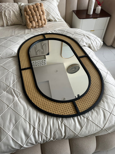 Rattan Mirror