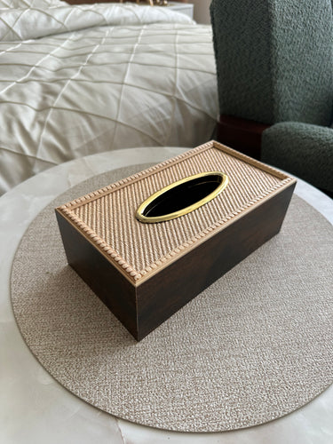 Wooden Tissue box 07