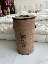 Laundry Basket Round Jute