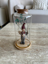 Angel & Gnome In Glass Jar