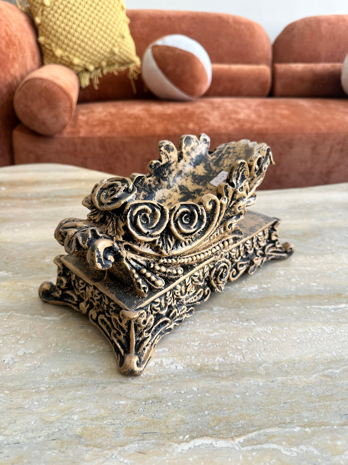 Fancy Bottle Holder Antique Black