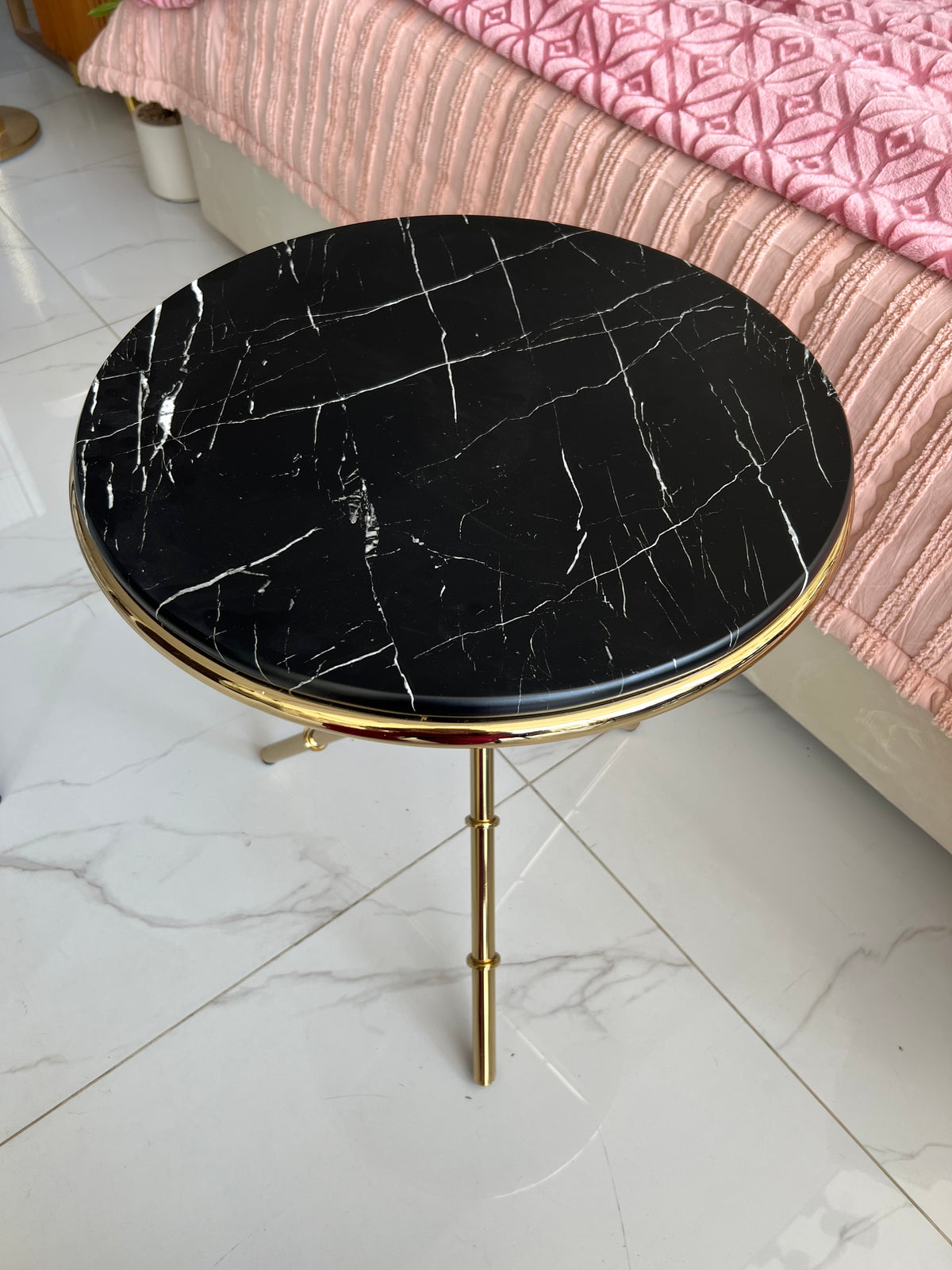 Black Marble top Table