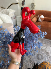 Ceramic Red Doggy Statue