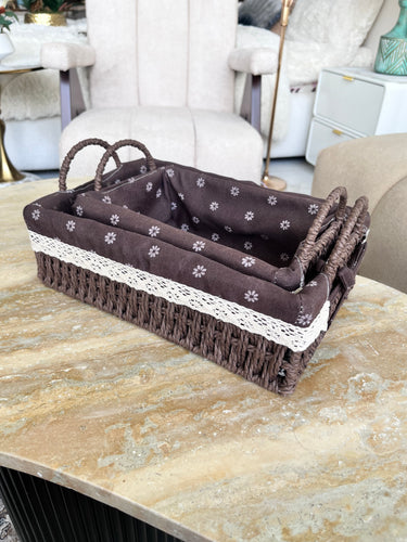 Hand Woven Rattan storage baskets 09