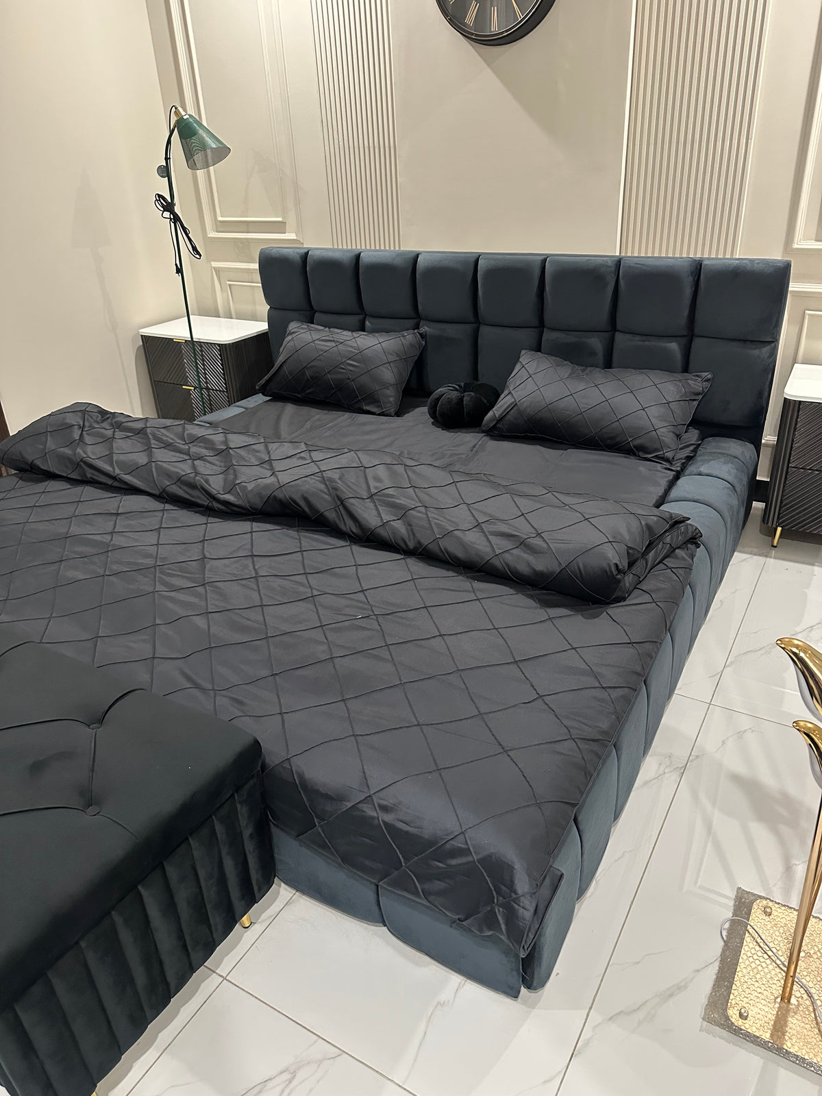 Grey Glory Bed Set