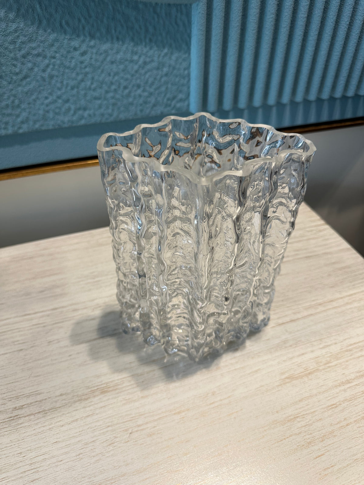 Textured Glass Vase 004