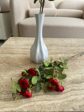 Small Rose flowers stem Red