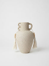 Artisan Vase with Tassels