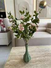 Small Rose flowers stem light pink