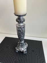 Antique Silver Candle Stand 011