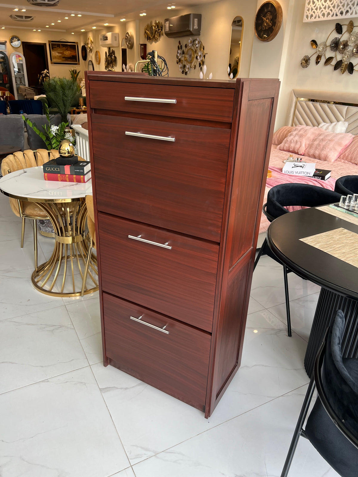Curve Shoerack 3 shelf