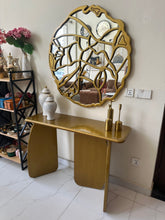 Abstract Mirror Gold with Console