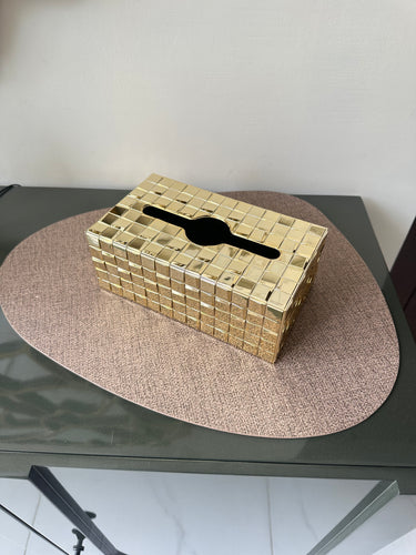 Gold jewel Tissue box SS13