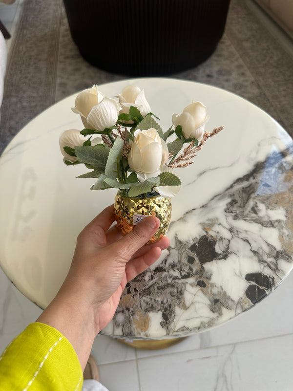 Ceramic Gold planter 10