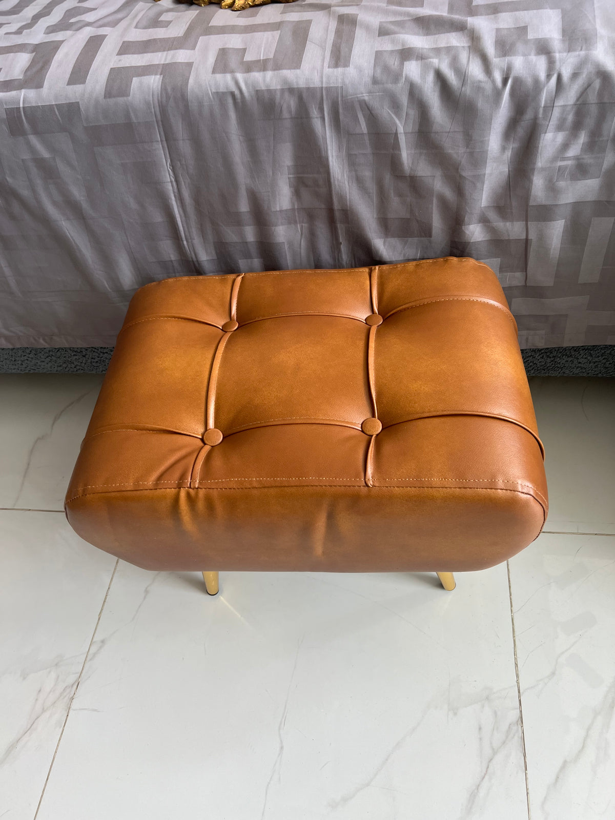 Leather Stool 04