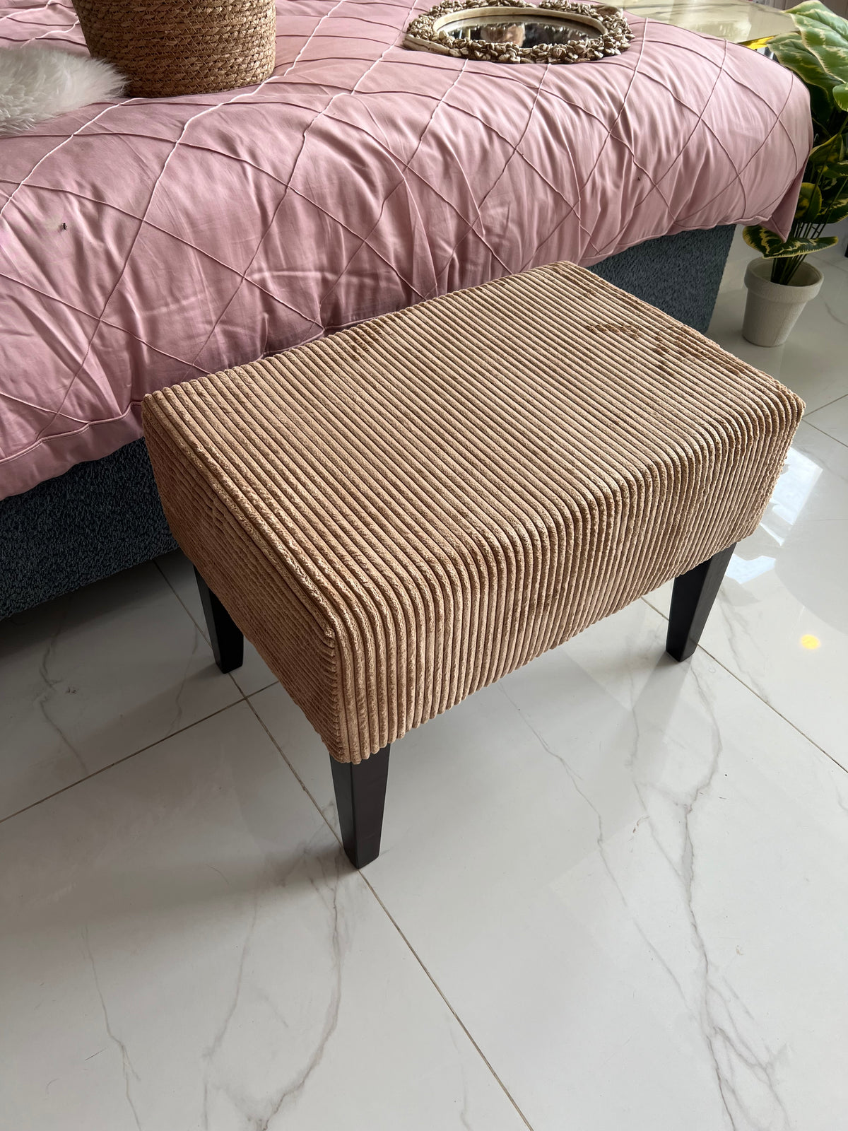 Premium Velvet Stool 011