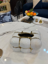 Gold & White jewel Tissue box 05