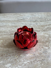 Red Flower Candle Stand