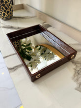 Leather Tray Brown 08